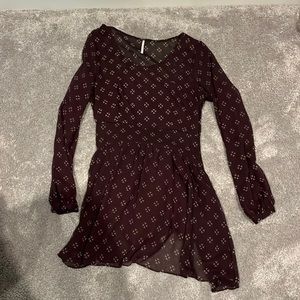 Cute FREE PEOPLE dress. Sheer with slip